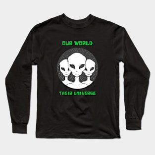 Galactic Engineers Alien Visitors Long Sleeve T-Shirt